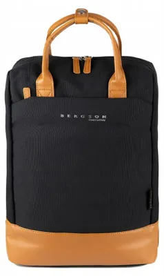 Produktbild von Bergson URBANOS City-Rucksack Schwarz Laptop 13L