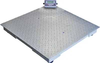 Produktbild von T-Mech Industrial Plattformwaage Industriewaage Bodenwaage Digitalwaage Paketwaage Schwerlastwaage Waage 120cm x 120cm bis 3000 Kg Gewichtskapazität