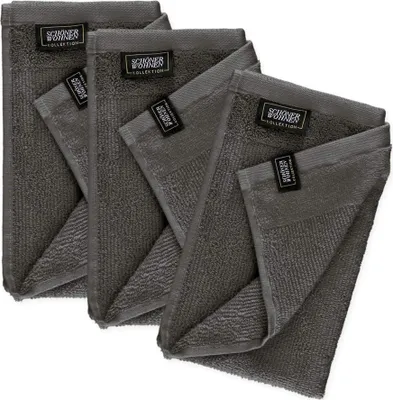 Produktbild von SCHÖNER WOHNEN-Kollektion Gästehandtuch SENSE Anthrazit 30 x 50 cm