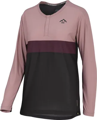 Image de Flow XTG Henley à manches longues pour femmes - Anthracite / Raisin - 40 - L