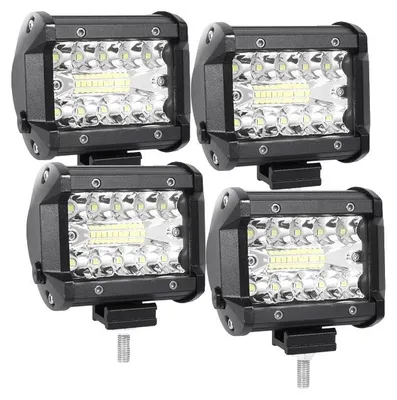 Productafbeelding van LED-werklicht, 60 Watt, geschikt voor off-road gebruik, met 4 spots