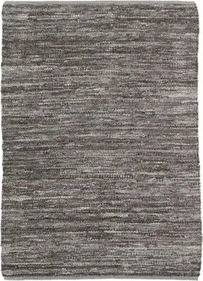 Zdjęcie produktu dla Taupe tkany dywan skórzany 160x230