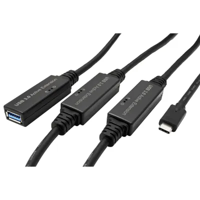 Obrázek produktu pro ROLINE 12.04.1068, 20 m, USB C, USB A, USB 3.2 Gen 1 (3.1 Gen 1), 5 Gbit/s, Černá