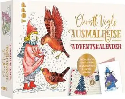 Obrázek produktu pro Omalovánky Christl Vogl - adventní kalendář
