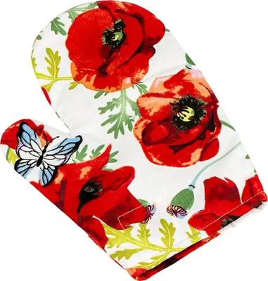 Obrázek produktu pro Kuchyňská chňapka - 28x18 cm - Červená,Bílá,Zelená