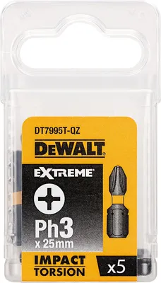 Produktbild von DeWALT DT7995T  Schlagschrauber Bits Ph3 x 25mm 5 Stück