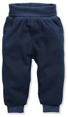 Productafbeelding van Playshoes Unisex fleece joggingbroek voor kinderen, babybroek, marineblauw, maat 98