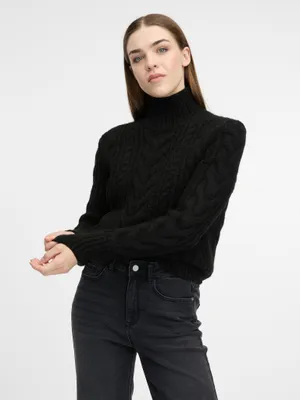 Produktbild von Orsay Rollkragenpullover für schwarze Damen XXL