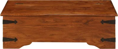 Produktbild von vidaXL Couchtisch Massivholz mit Honigfarbenem Finish 110x55x35 cm