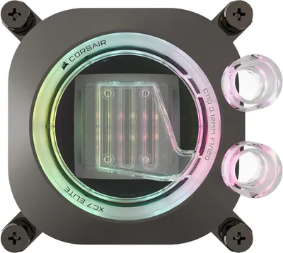Produktbild von CORSAIR Hydro X Series XC7 RGB Elite CPU Wasserblock LGA 1700, AM4 / AM5 - schwarz