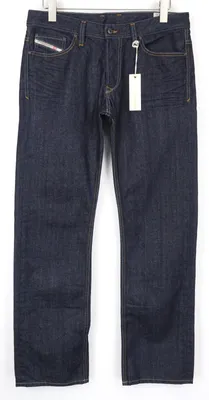Produktbild von Diesel Viker 0rus7 Herren-Jeans, reguläre, gerade, dunkelblaue Baumwoll-Passform - W31/L32