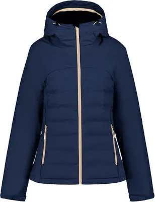 Produktbild von Icepeak Barton Damen Daunenjacke Kapuzenjacke dunkelblau 46