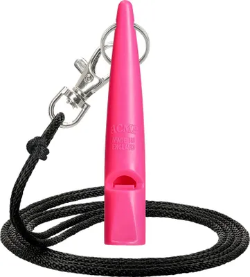 Produktbild von ACME Hundepfeife No. 211.5, DG Pink / Leuchtpink, mit Pfeifenband