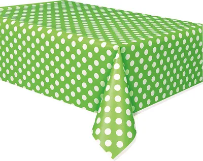 Produktbild von Tischdecke PVC Dots 137x274cm Grün