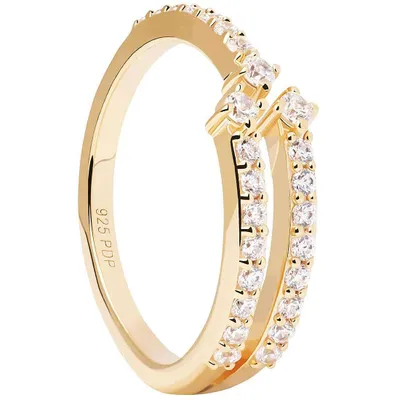 Produktbild von PDPAOLA Ring SISI Sterlingsilber gold