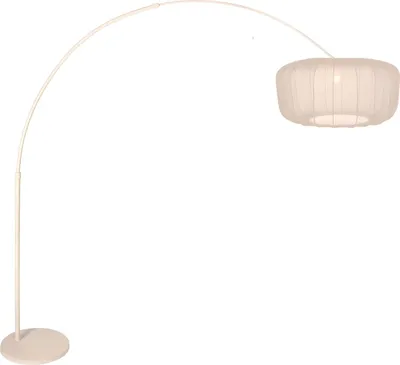 Obrázok produktu pre Steinhauer - lampa stojaca - Sparkled Light - krémová - kov textil - oblúková lampa - E27 - 4678CR