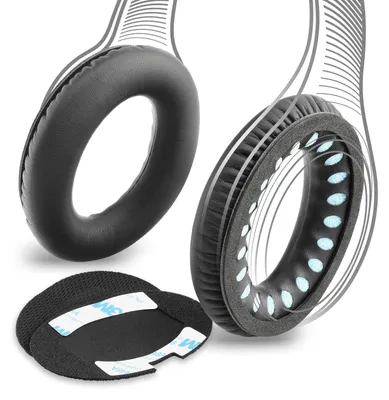 Image de Coussinets de remplacement pour casque audio compatible avec mousse haut de gamme de rechange pour headset