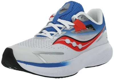 Produktbild von SAUCONY SK267455 RIDE 15 Kinder Laufschuh, Weiß Blau Rot, 36 1/2
