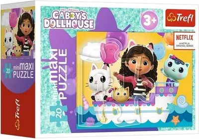 Produktbild von Puzzle „Gabby's bunter Tag“ 20 Teile miniMaxi TREFL