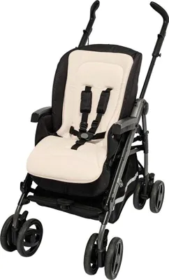 Produktbild von Altabebe Sitzauflage Buggy Einlage, Memory Foam, atmungsaktiv, 75x35 cm, beige