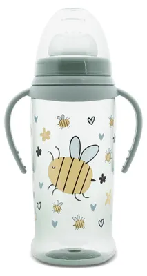 Image de Lorelli Sipper avec bec souple et deux poignées MY FRIEND 350 ml Tasse d'apprentissage avec bec souple en silicone à partir de 6 mois