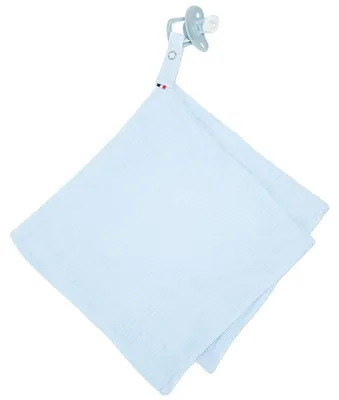 Productafbeelding van Slobberdoekje Jeanne - 40 x 40 cm - Blauw | van SEVIRA KIDS