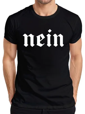 Immagine prodotto di Maglietta da uomo vintage Fraktur Blackletter Gothic, Nero, XXL
