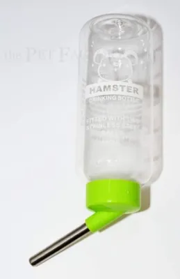 Produktbild von Nagertrinkflasche für Nager, aus Edelstahl, mit Kugelverschluss, 500ml Fassungsvermögen