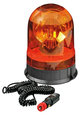 Zdjęcie produktu dla Halogenowa lampa obrotowa 12 V z podstawą magnetyczną i gniazdem zapalniczki