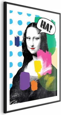 Produktbild von Posterpapier Poster - Mona Lisa Pop-Art 40x60 cm Streetart h-A-0140-ao-a