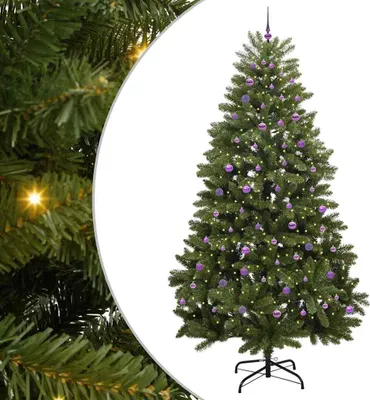 Produktbild von vidaXL Künstlicher Weihnachtsbaum Grün 270 cm PVC und Metall