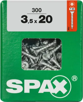 Produktbild von Spax Universalschrauben 3.5 x 20 mm TX 20 - 300 Stk.