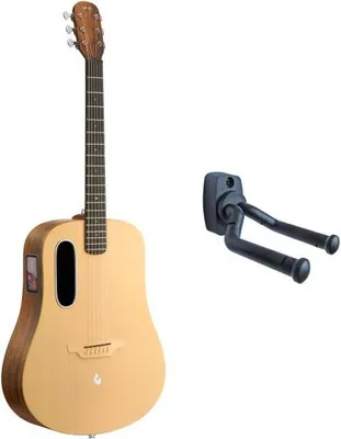 Produktbild von Lava Music Gitarre ME4 Spruce 41 Zoll Woodgrain Brown mit Wandhalter