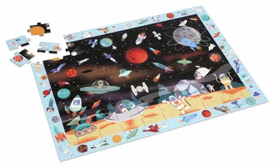 Produktbild von SCRATCH Discovery Puzzle – Weltraum