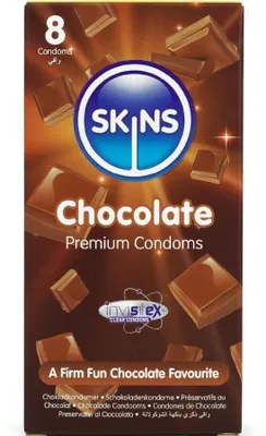 Immagine prodotto di Skins - Preservativi Premium Al Cioccolato Confezione Da 8