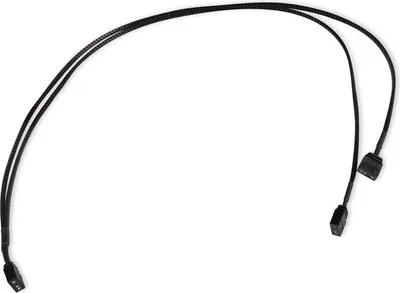 Immagine prodotto di Alphacool 18706, Cavo di distribuzione per RGB, plastica, nero, 3 pin, 600 mm, 1 pezzi