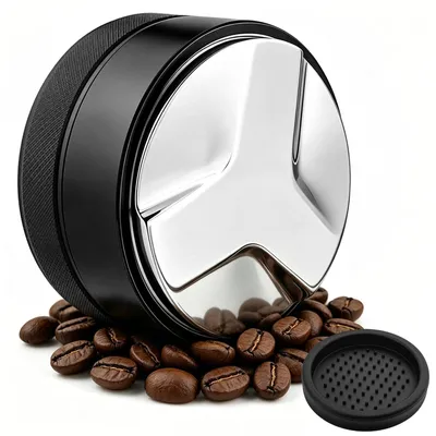 Kaffee-Distributor 58 mm Edelstahl mit Tampermatte
