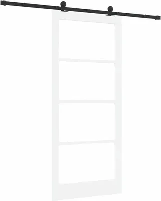 Immagine prodotto di vidaXL Porta scorrevole ORKDAL Bianco 93 x 211 cm Legno e metallo