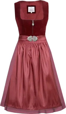 Produktbild von Dirndl Inka 65er Länge rubinrot 52
