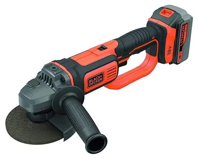 Image de Meuleuse angulaire BLACK+DECKER - BCG720M1-QW 0717691 - Batterie Li-ion 18V 4Ah - Disque 125mm