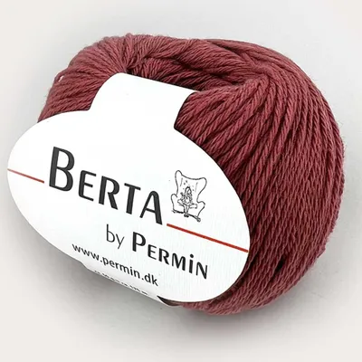 Immagine prodotto di Berta di Permin – Filato misto lana-cotone Oeko-Tex® (colore: rosa tenue)