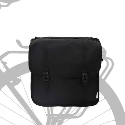 Zdjęcie produktu dla vidaXL Torba rowerowa Czarna 40 x 18,5 x 35 cm Poliester