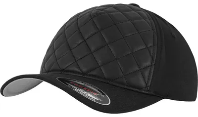 Produktbild von FLEXFIT 6277Q | Diamond Quilted Cap / Kappe / Mütze / Hut - Farbe: Black - Größe: L/XL