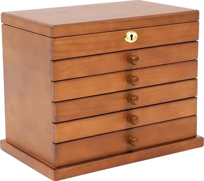 Immagine prodotto di Portagioie, design elegante, ampio spazio di archiviazione, marrone