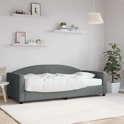 Immagine prodotto di Maison Exclusive - Divano letto con materasso, grigio scuro, 90x190 cm, tessuto
