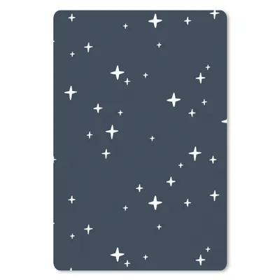 Produktbild von MuchoWow® Mauspad Mousepad Muster - Sterne - Blau 18x27 cm - Mousepads - Maus Mat - Pad - Mausunterlage