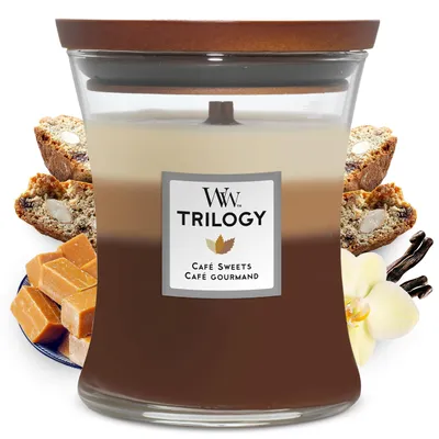 Image de WoodWick - Café Sweets Trilogy Vase (coffee sweets) - Scented candle 275.0g