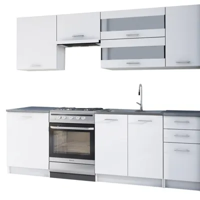 Obrázek produktu pro MOB, Kuchyně - Flor 240 cm (bílá)