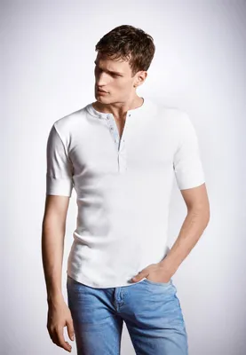 Produktbild von Schiesser Herren Henley 1/2 - Karl-Heinz weiss 8  ST