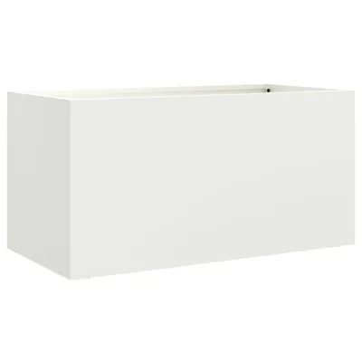 Immagine prodotto di Fioriera Bianca 62x30x29 cm in Acciaio